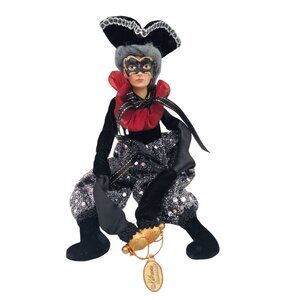Wayne Kleski for Katherines Collection Hanging Masquerade Doll Figure Ornament